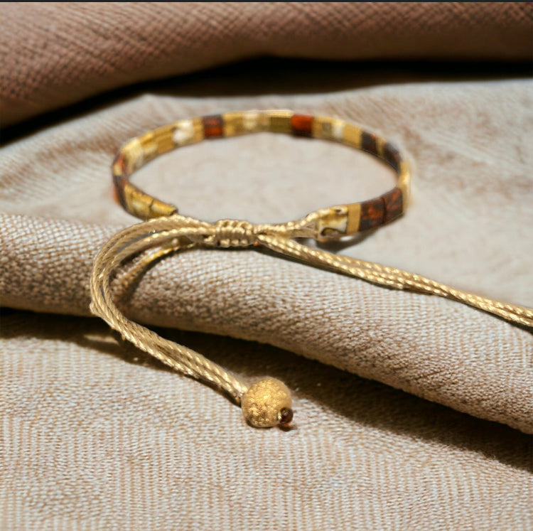 Bracelet Miyuki Tina, bracelet miyuki tila boho chic