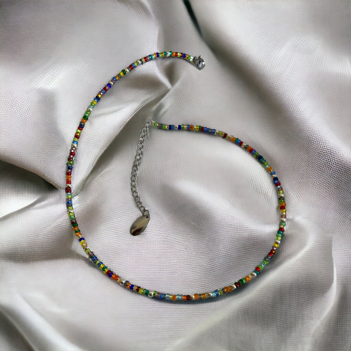 Collier Miyuki : Oria , collier de perles multicolore Miyuki