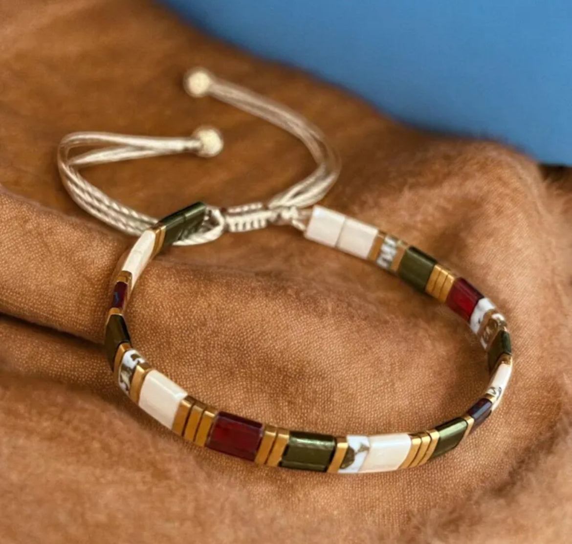 Bracelet miyuki : Seraya | bracelet de perles japonaises bohème chic
