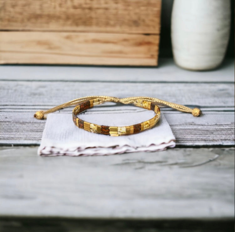 Bracelet Miyuki Tina, bracelet miyuki tila boho chic