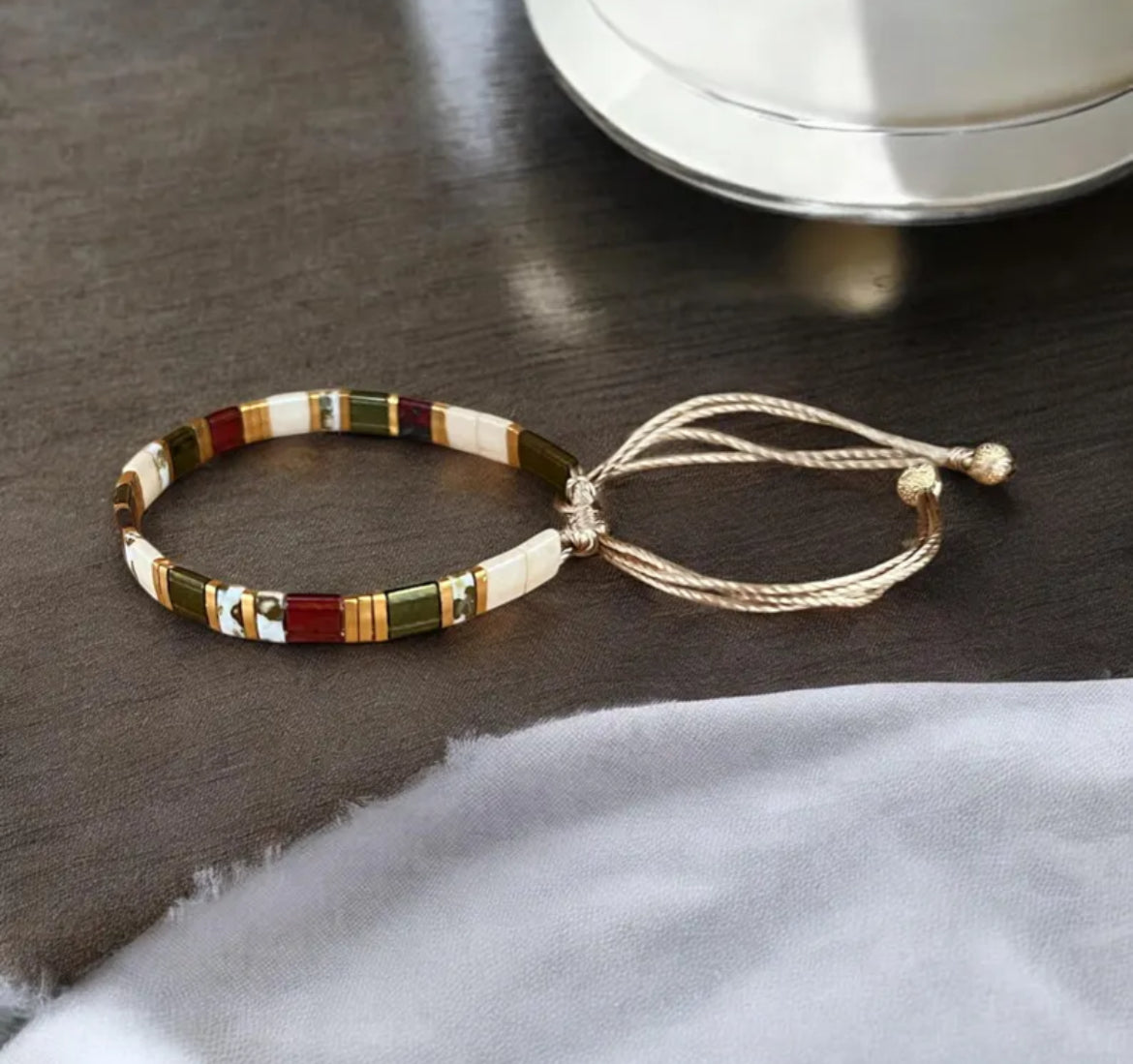 Bracelet miyuki : Seraya | bracelet de perles japonaises bohème chic
