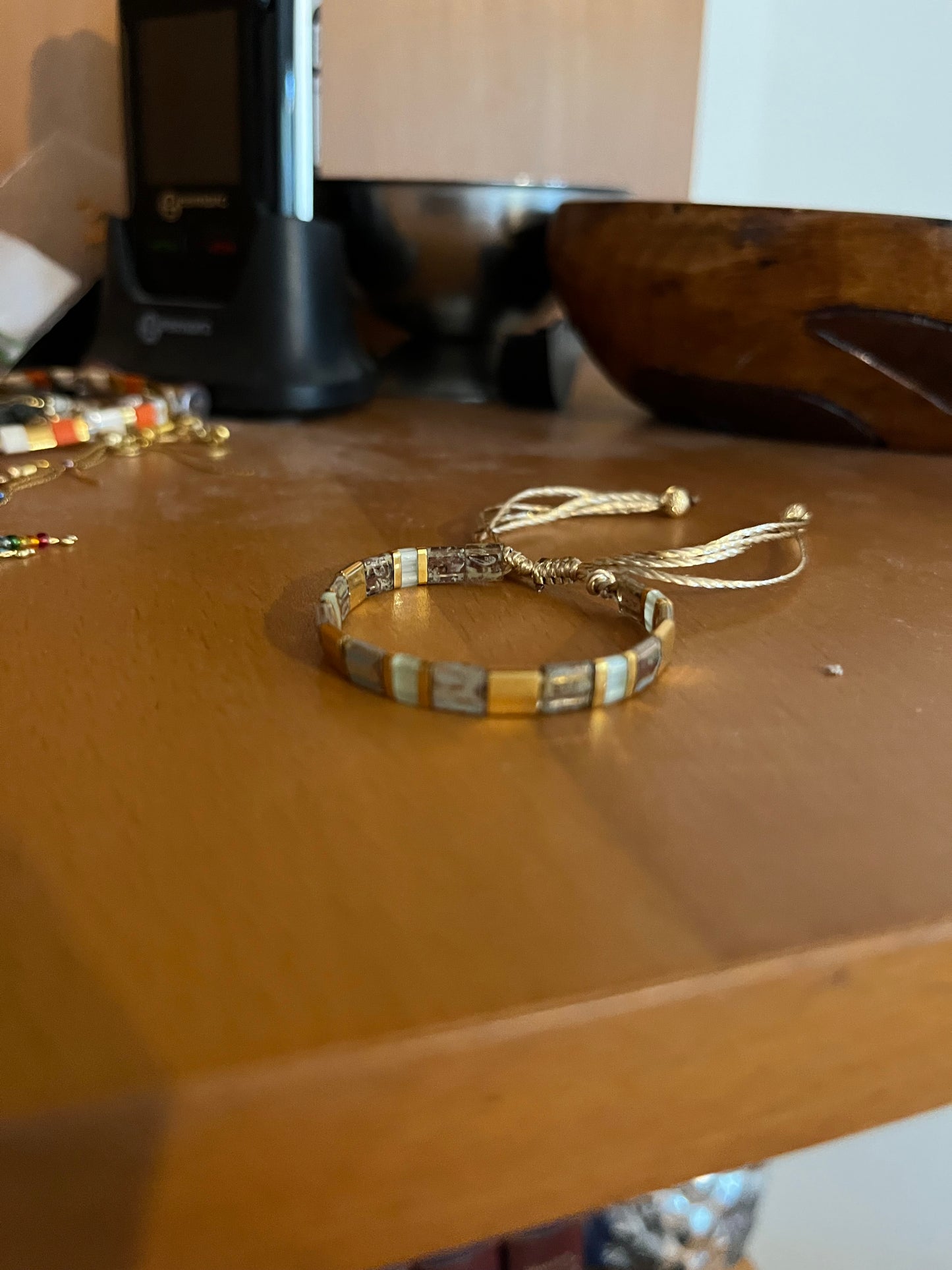 Cassidy | Bracelet enfants de perles Miyuki Tila ajustable