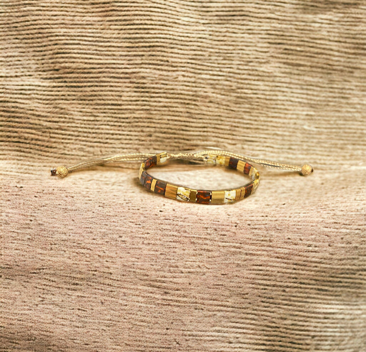 Bracelet Miyuki Tina, bracelet miyuki tila boho chic