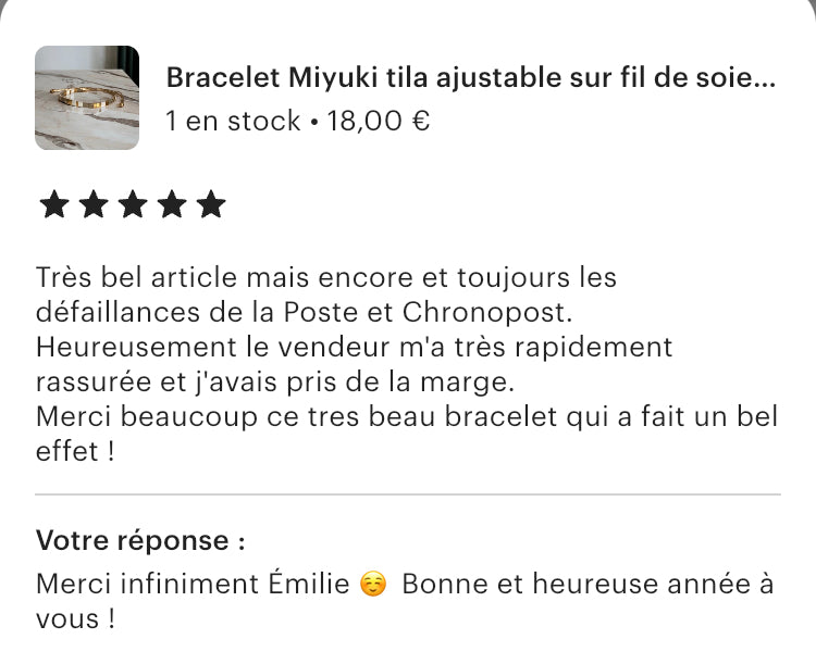 Bracelet miyuki Alba bracelet en perles japonaises haute fantaisie