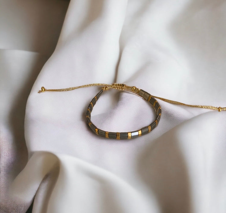 Bracelet Miyuki : Nina , bracelet Miyuki Tila ajustable