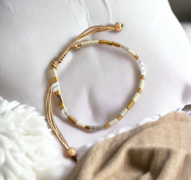 Bracelet Miyuki : Diana , bracelet Miyuki tila coulissant