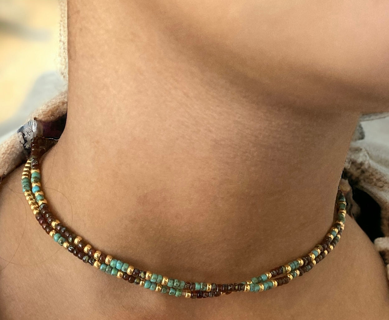 Bracelet Miyuki : Jaya , bracelet wrap en rocailles miyuki