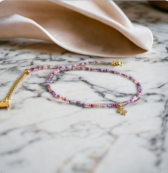 Collier Miyuki : Anastasia , ras de cou très fin de perles japonaises