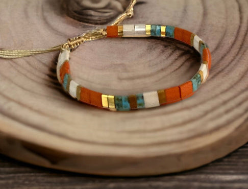 Bracelet Miyuki Elsa , bracelet japonais boho chic