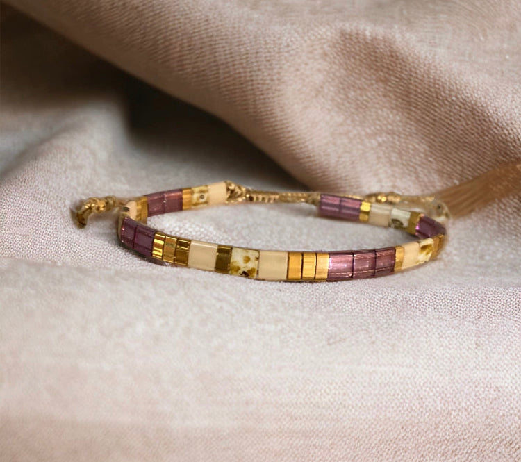 Bracelet miyuki: Yuna, bracelet miyuki tila ajustable pour femmes