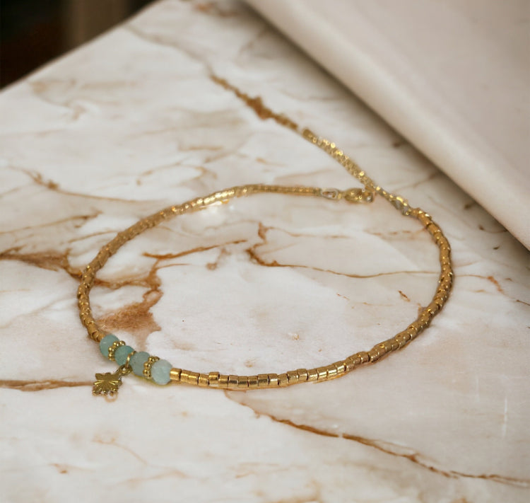 Bracelet de cheville en perles Miyuki