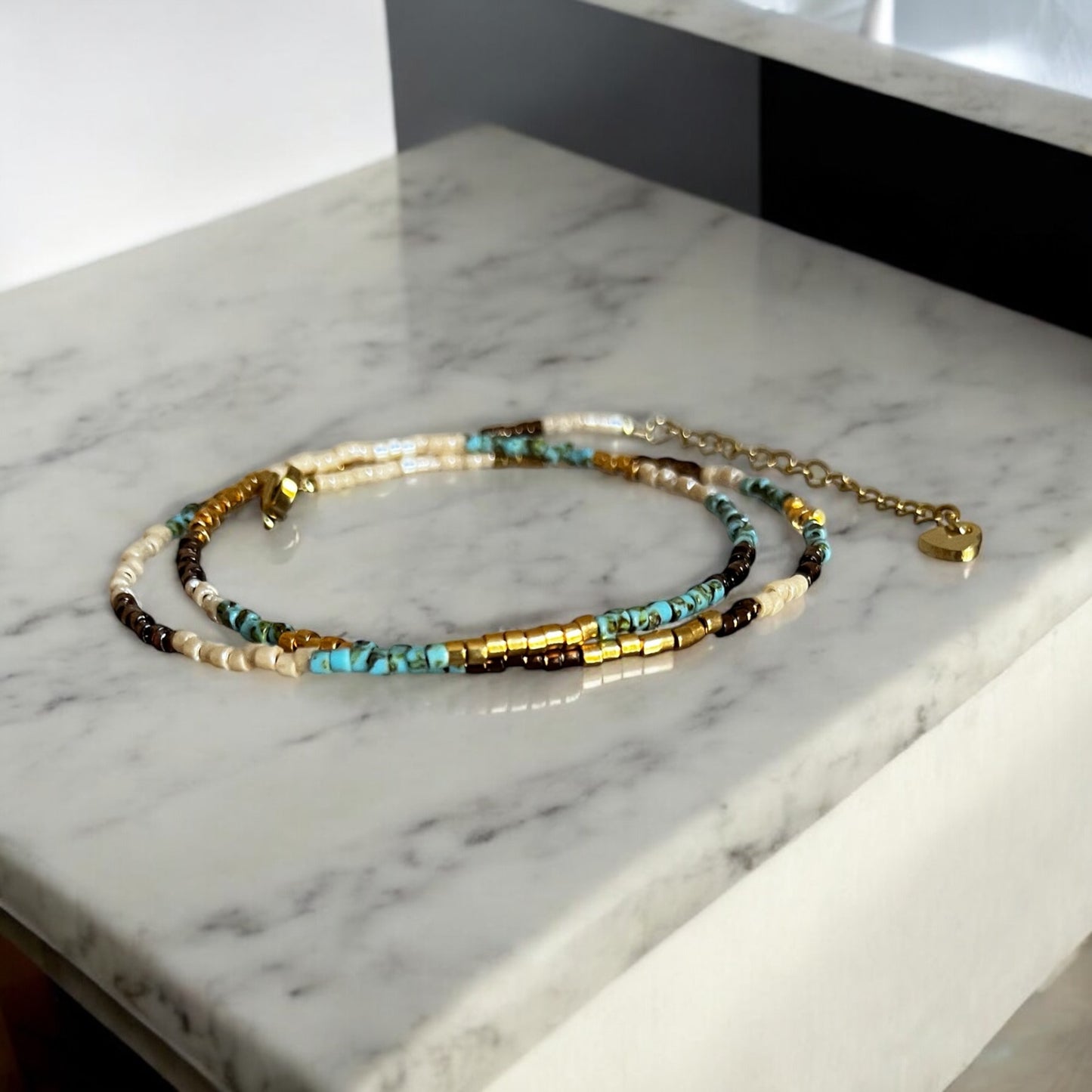 Bracelet Miyuki | Bohème, bracelet multi rangs en perles Miyuki