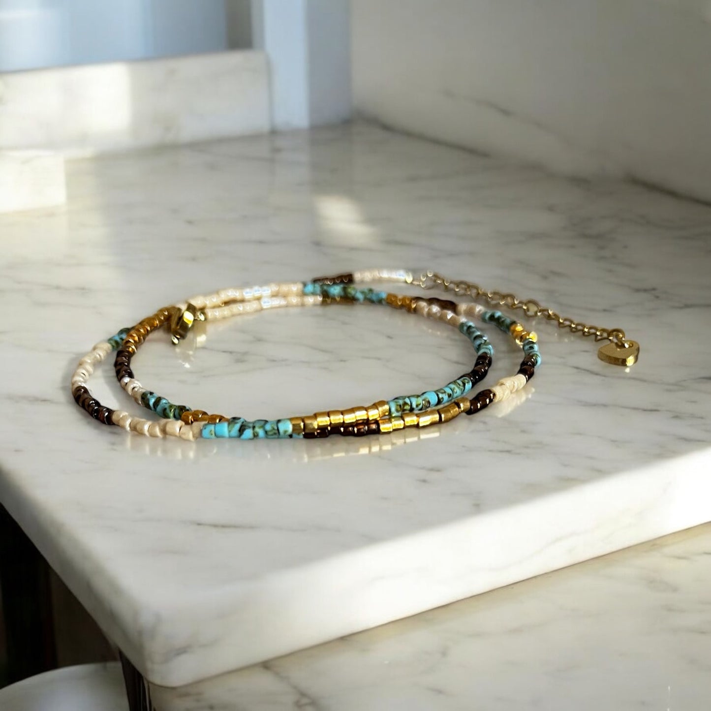 Bracelet Miyuki | Bohème, bracelet multi rangs en perles Miyuki