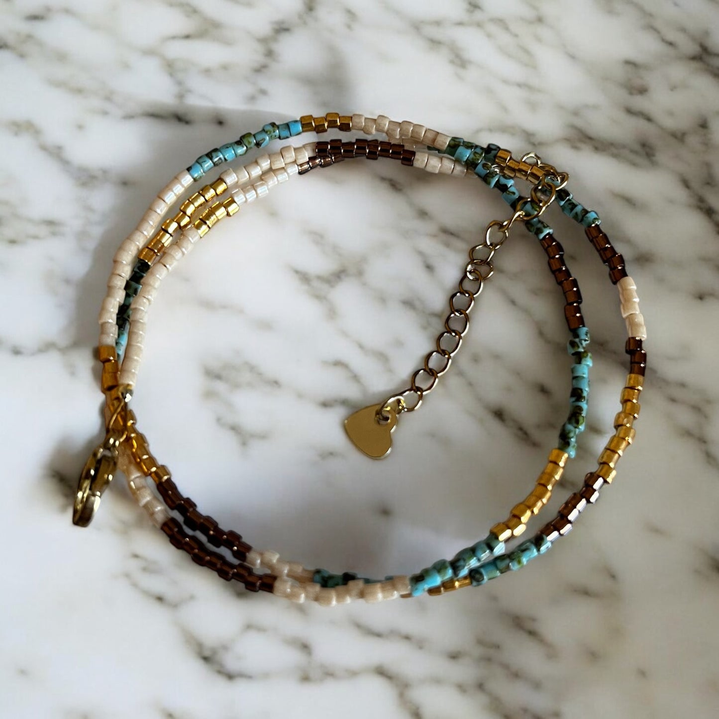 Bracelet Miyuki | Bohème, bracelet multi rangs en perles Miyuki