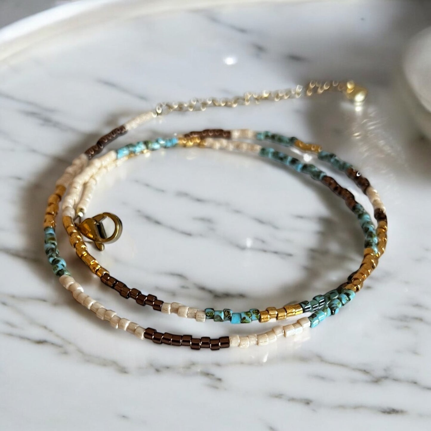 Bracelet Miyuki | Bohème, bracelet multi rangs en perles Miyuki