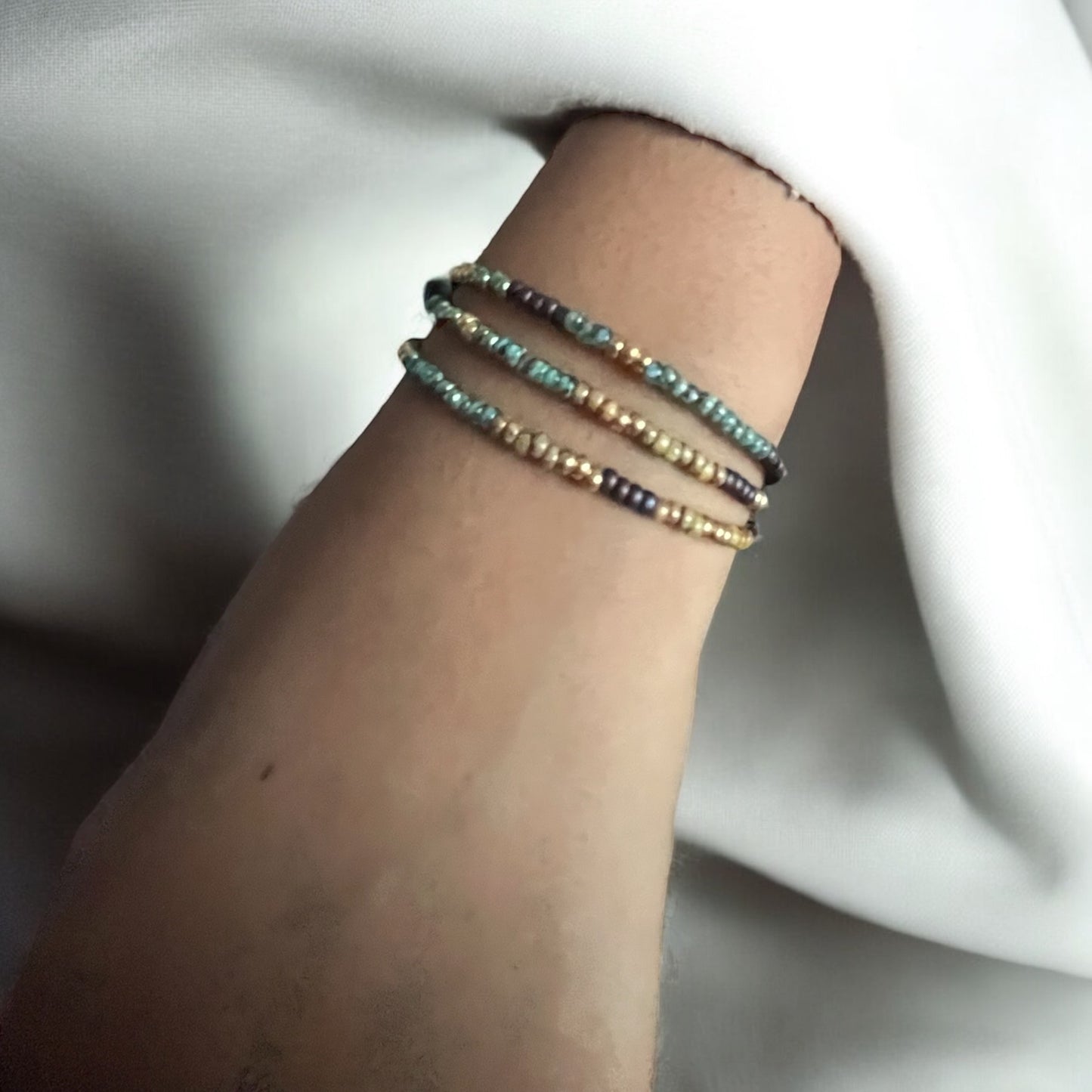 Bracelet Miyuki | Bali, bracelet multi rangs en perles Miyuki