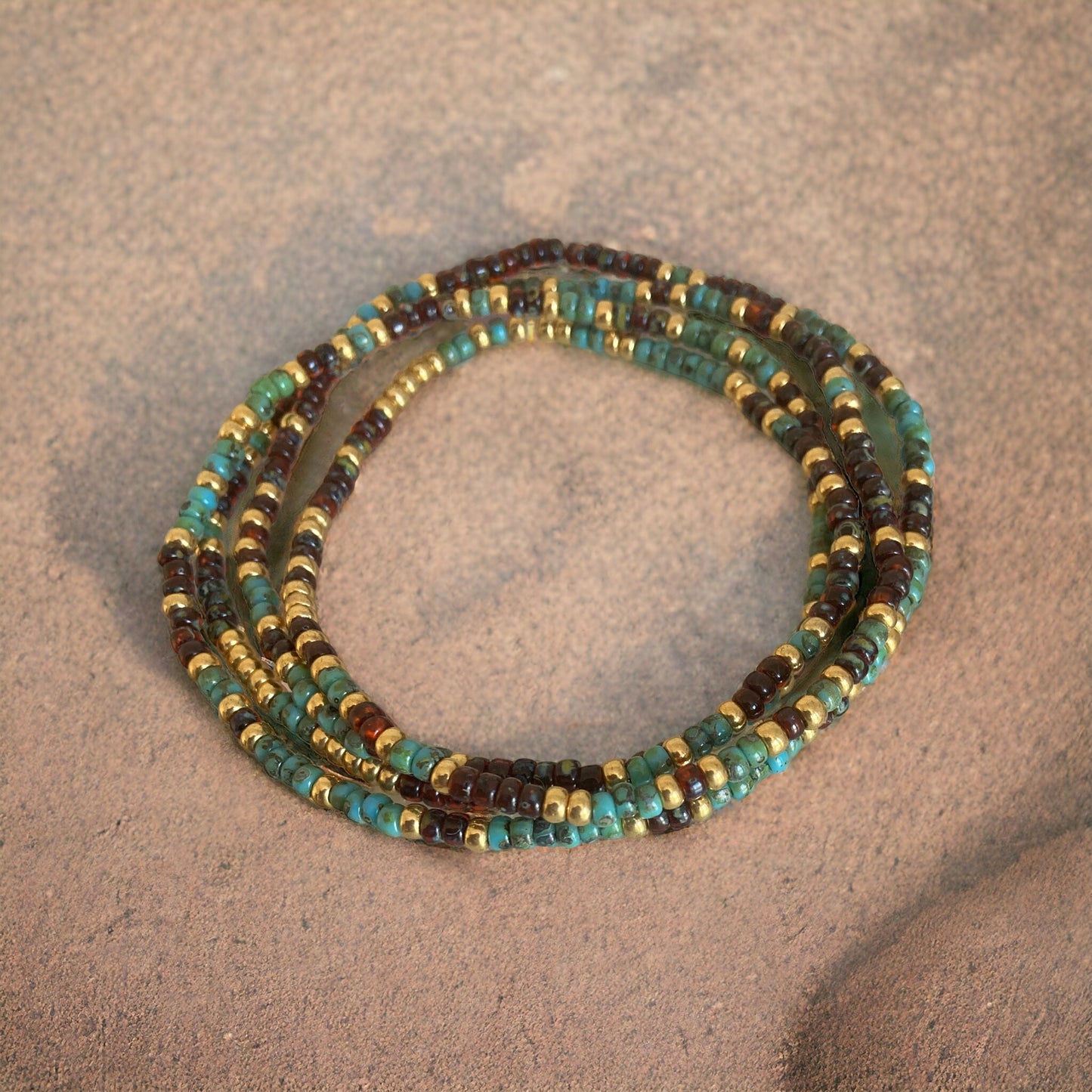 Bracelet Miyuki : Jaya , bracelet wrap en rocailles miyuki