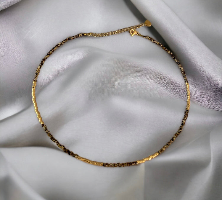 Collier miyuki Alma ras de cou collier minimaliste pour femme
