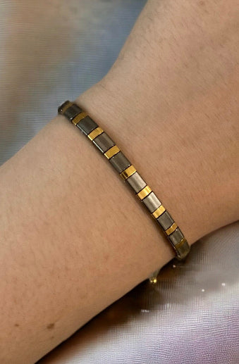 Bracelet Miyuki : Nina , bracelet Miyuki Tila ajustable
