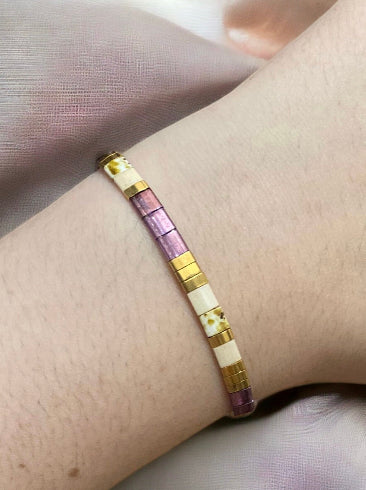 Bracelet miyuki: Yuna, bracelet miyuki tila ajustable pour femmes